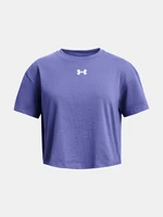 Under Armour T-Shirt UA CROP SPORTSTYLE LOGO SS-PPL - Girls