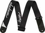 Jackson White Logo Strap Sangle pour guitare Black