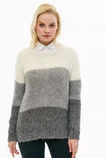 Tommy Hilfiger Sweater - ROSARIA ROUND-NK cream-grey