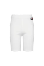 Tommy Jeans Shorts - TJW RIB BADGE CYCLE SHORT white