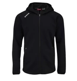 Men's CCM LOCKER ROOM FLEECE FULL ZIP HOODIE black