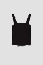 WOMEN'S TOP L-TS-4067 BLACK