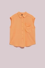 WOMEN'S SHIRT L-KO-4053 PEACH