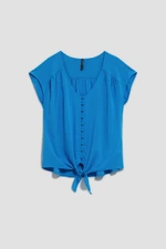 LADIES SHIRT L-KO-4049 FRESH BLUE