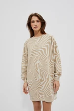 Long sleeve sweatshirt dress