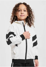 Girls' Crinkle Batwing Jacket White/Black