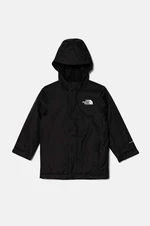 Dětská bunda The North Face SNOWQUEST JACKET černá barva, NF0A8A00JK31