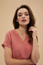 Plain viscose shirt