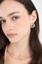 DEFACTO Women's Gold Earrings