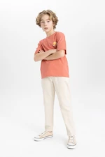 DEFACTO Boys' Balloon Fit Standard Cuff Twill Trousers