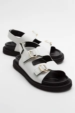 LuviShoes HERMOSA White Women's Sandals