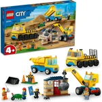 LEGO® City 60391 Vozidlá zo stavby a demolačné gule