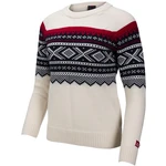 Women's Sweater Ulvang Marius Round Neck Vanilla/Ulang Red