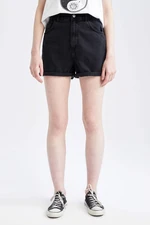 DEFACTO Paperbag Fit Mini Jean Short