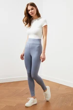 Trendyol Gray High Waist Compression Knits