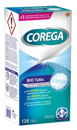 Corega Bio Tabs Čistící tablety 136 ks