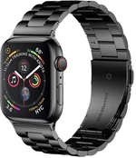 4wrist Ocelový tah pro Apple Watch - Černý 42/44/45/49 mm