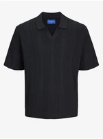 Čierne pánske polo tričko Jack & Jones Taormina