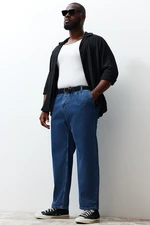 Trendyol Indigo Wide Cut Plus Size Jeans