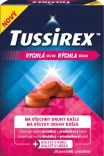 TUSSIREX Pastilky proti kašľu 20 ks