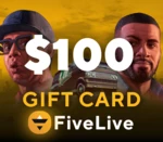 FiveLive $100 Gift Card