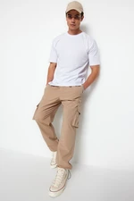 Trendyol Mink Jogger Fit Pocket Technical Fabric Trousers