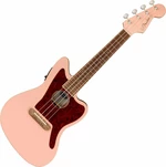 Fender Fullerton Jazzmaster Uke Koncert ukulele Shell Pink
