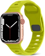 4wrist Silikonový řemínek pro Apple Watch 38/40/41 mm - Fluorescent Green