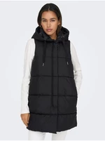 Black Ladies Quilted Vest ONLY Asta - Ladies