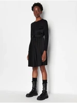 Čierne dámske šaty Armani Exchange