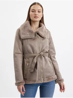 Orsay Brown Ladies Suede Jacket - Women