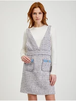 Light grey ladies tweed dress ORSAY - Ladies