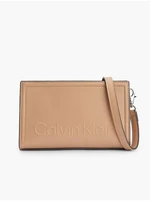 Beige women's crossbody handbag Calvin Klein - Women