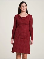 Červené vzorované šaty Tranquillo - Dámské