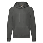 Grafitowa bluza męska z kapturem Lightweight Hooded Sweat Fruit of the Loom