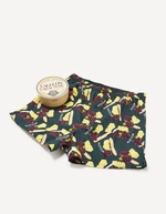 Dark green men's patterned boxer shorts in Celio gift box