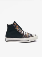 Black Womens Ankle Sneakers Converse Chuck 70 - Women