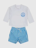 White-and-blue boys' two-piece swimsuit GAP