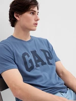 Blue men's cotton T-shirt GAP