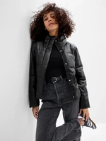 GAP Artificial Leather Quilted Jacket - Women