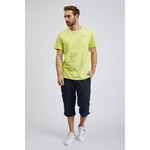 SAM 73 Yellow men's cotton T-shirt with pocket SAM73 Fenaklid