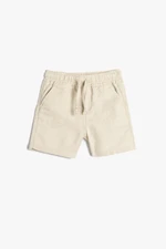 Koton Shorts - Beige - Normal Waist