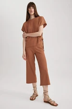 DEFACTO Regular Fit Ankle Length Trousers