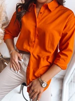 Women's shirt NO STRESS orange Dstreet