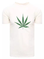 Men's ecru T-shirt Dstreet