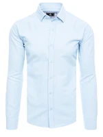 Dstreet elegant blue men's shirt