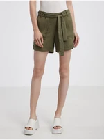 Khaki Womens Shorts CAMAIEU - Women