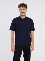 Dark blue mens polo shirt Jack & Jones Blamatt - Men