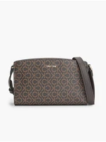 Women's Brown Patterned Crossbody Bag Calvin Klein - Women