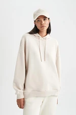 DEFACTO Oversize Fit Long Sleeve Sweatshirt